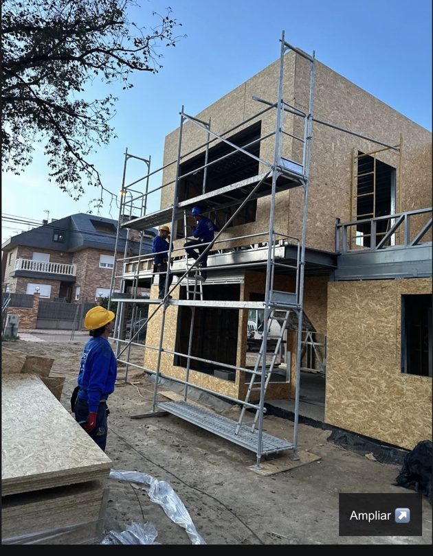 La estructura toma forma